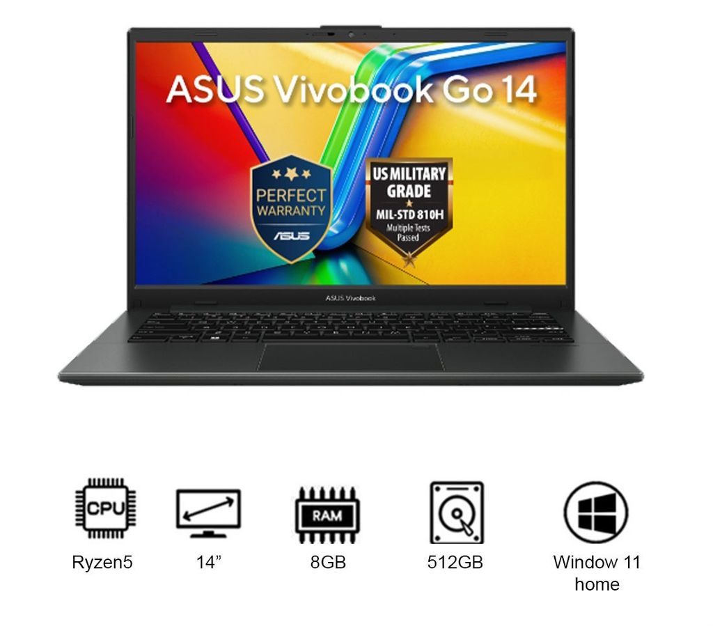 ASUS Vivobook Go 14 R5 8GB 512GB SSD Windows 11