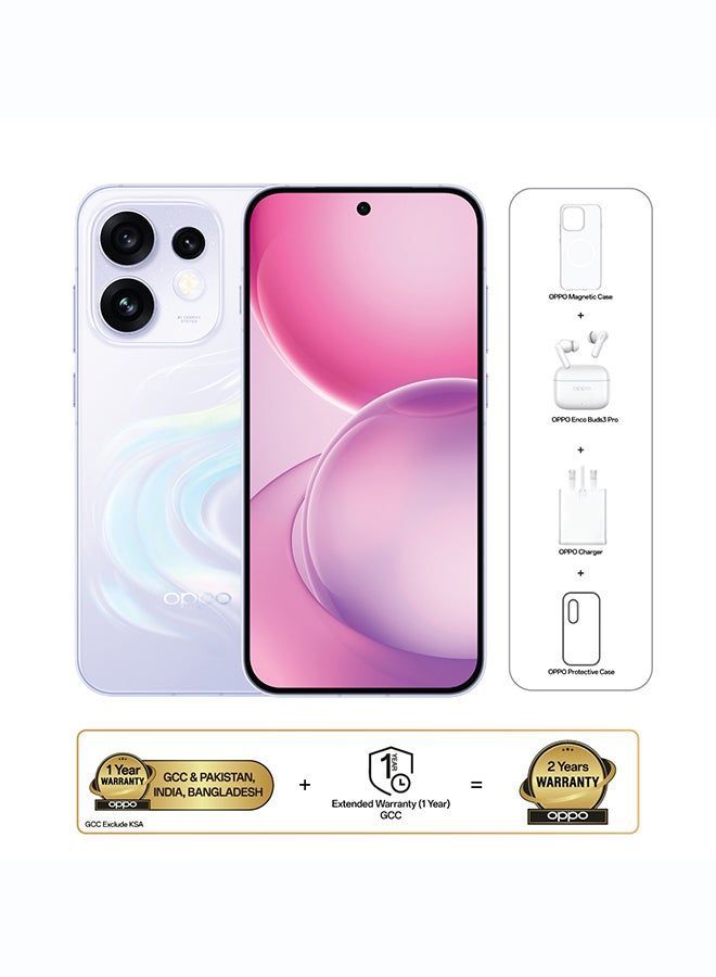 OPPO Reno16 5G 12GB RAM 256GB Dream Purple Bundle