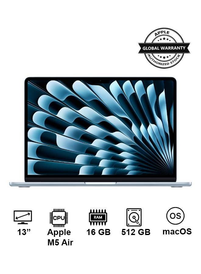 Apple MacBook Air 13" M5 16GB 512GB Sky Blue